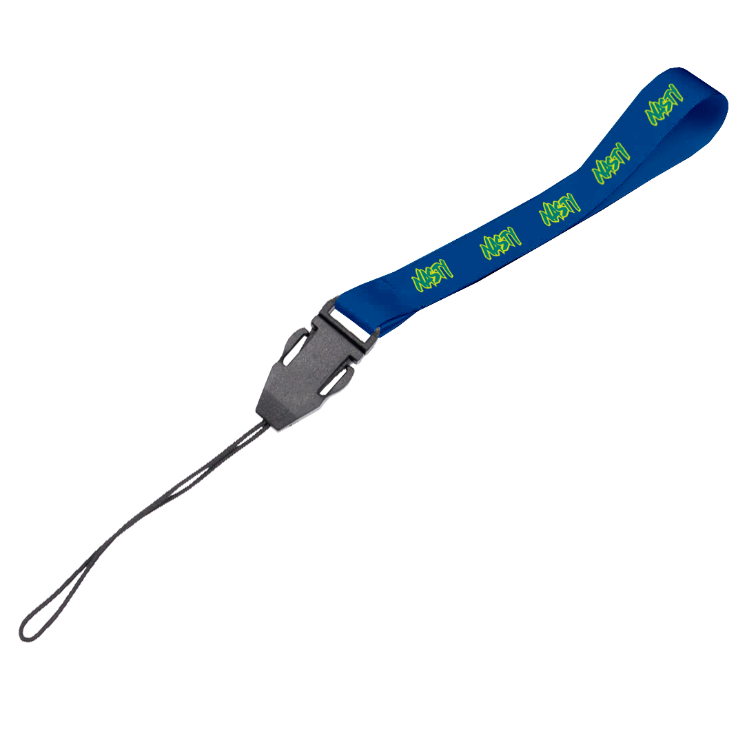 Matte Polyester Wrist Phone Strap D/Sided Print with Cellphone Clip 20 x 340mm